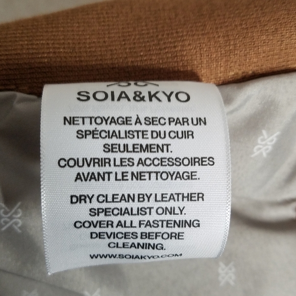 Soia & Kyo Suede Jacket brown xs extra small - Picture 5 of 16